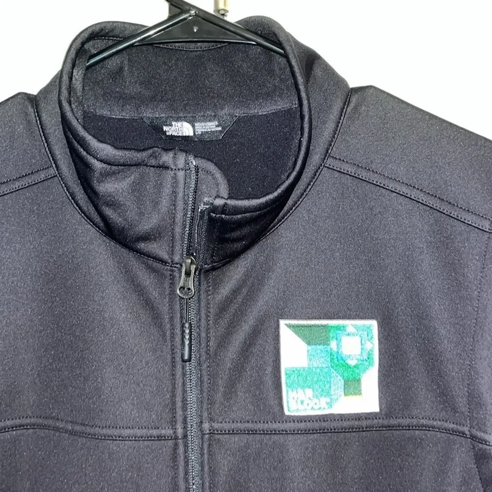 The North Face Black Apex Bionic Fleece Material Full Zipper Vest H R Block Tax